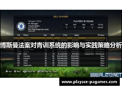 博斯曼法案对青训系统的影响与实践策略分析